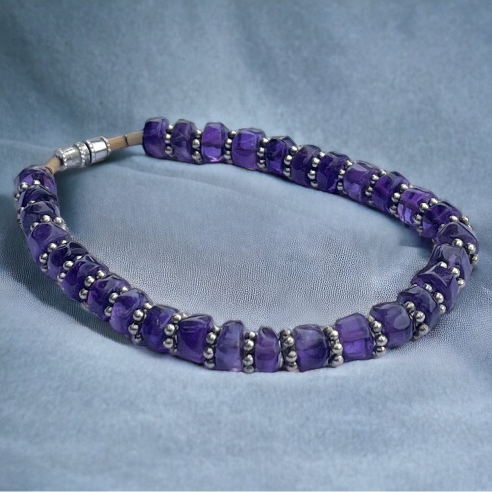 Amethyst Gemstone Bracelet